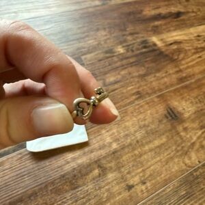 Retired James Avery The Hearts Key Ring. Sterling Silver. Size 6.